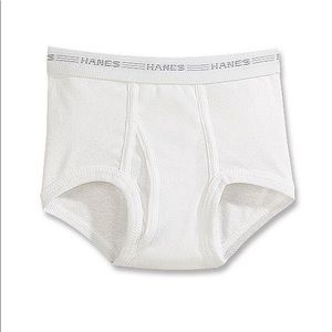 Hanes Boys 3 pack Assorted Color Briefs NWOT